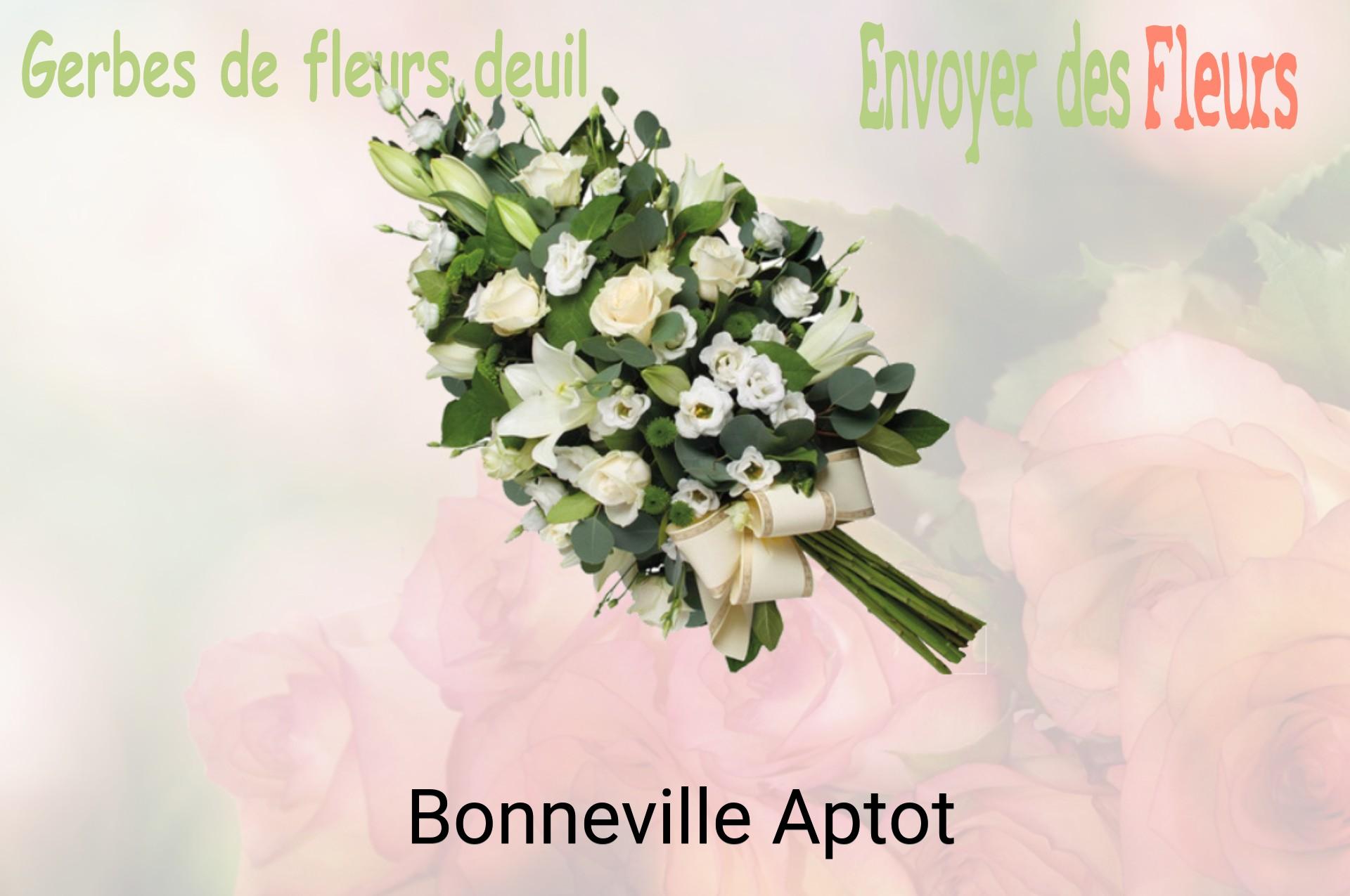 Gerbe de fleurs de deuil livrée à Bonneville-Aptot